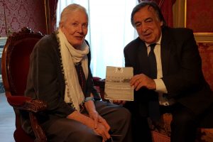 Vanessa Redgrave e Leoluca Orlando