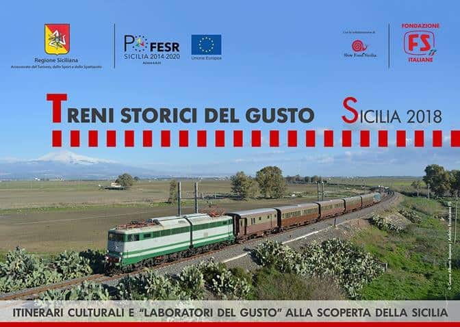 “Treni Storici del Gusto”, Slow Food Sicilia realizzerà 50 laboratori
