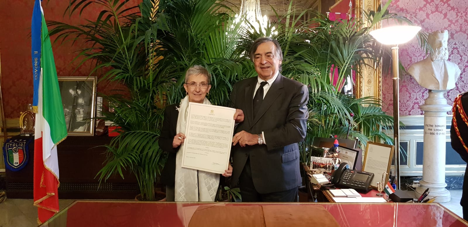 Palermo, conferita la cittadinanza onoraria a Lina Prosa