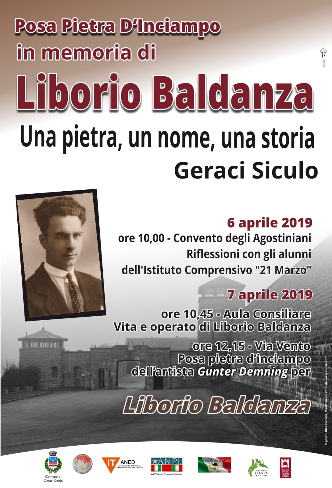 A Geraci Siculo la pietra d’inciampo per ricordare Liborio Baldanza
