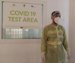 Covid area Aeroporto Catania