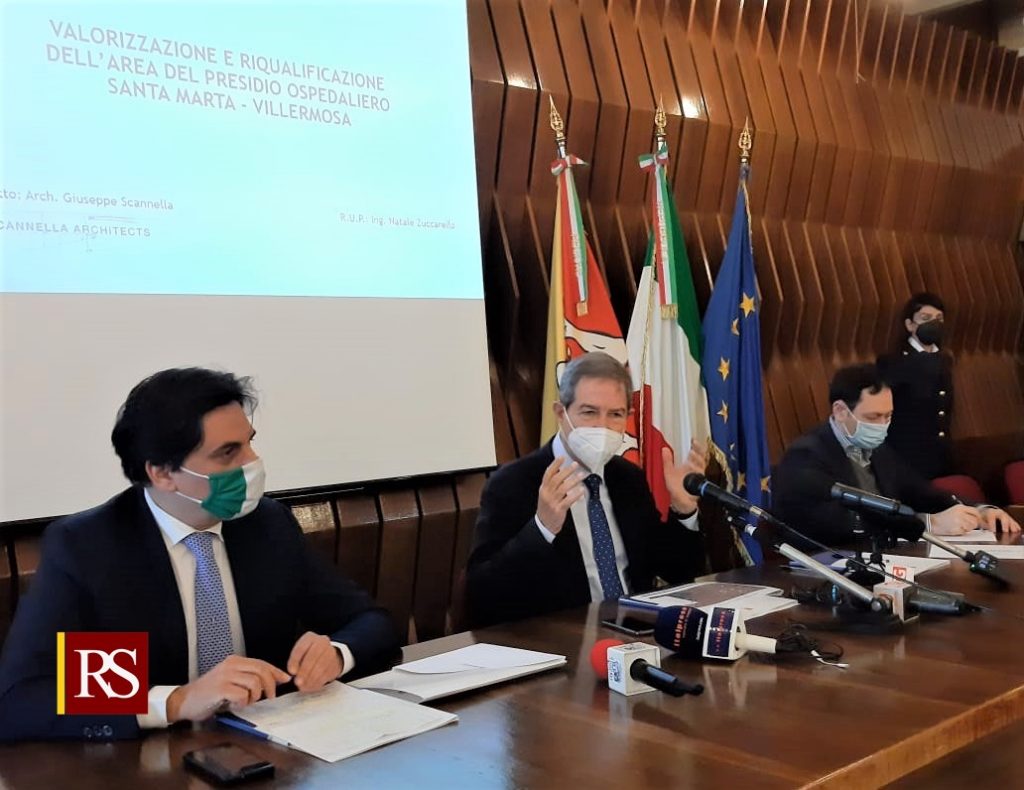 Catania conferenza stampa musumeci