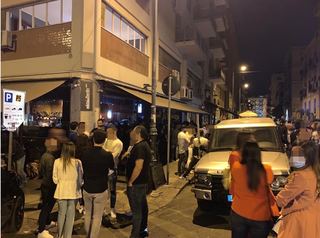 Covid assembramenti Palermo