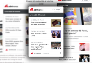 Adnkronos prima agenzia di stampa in Italia a entrare in Google News Showcase google news